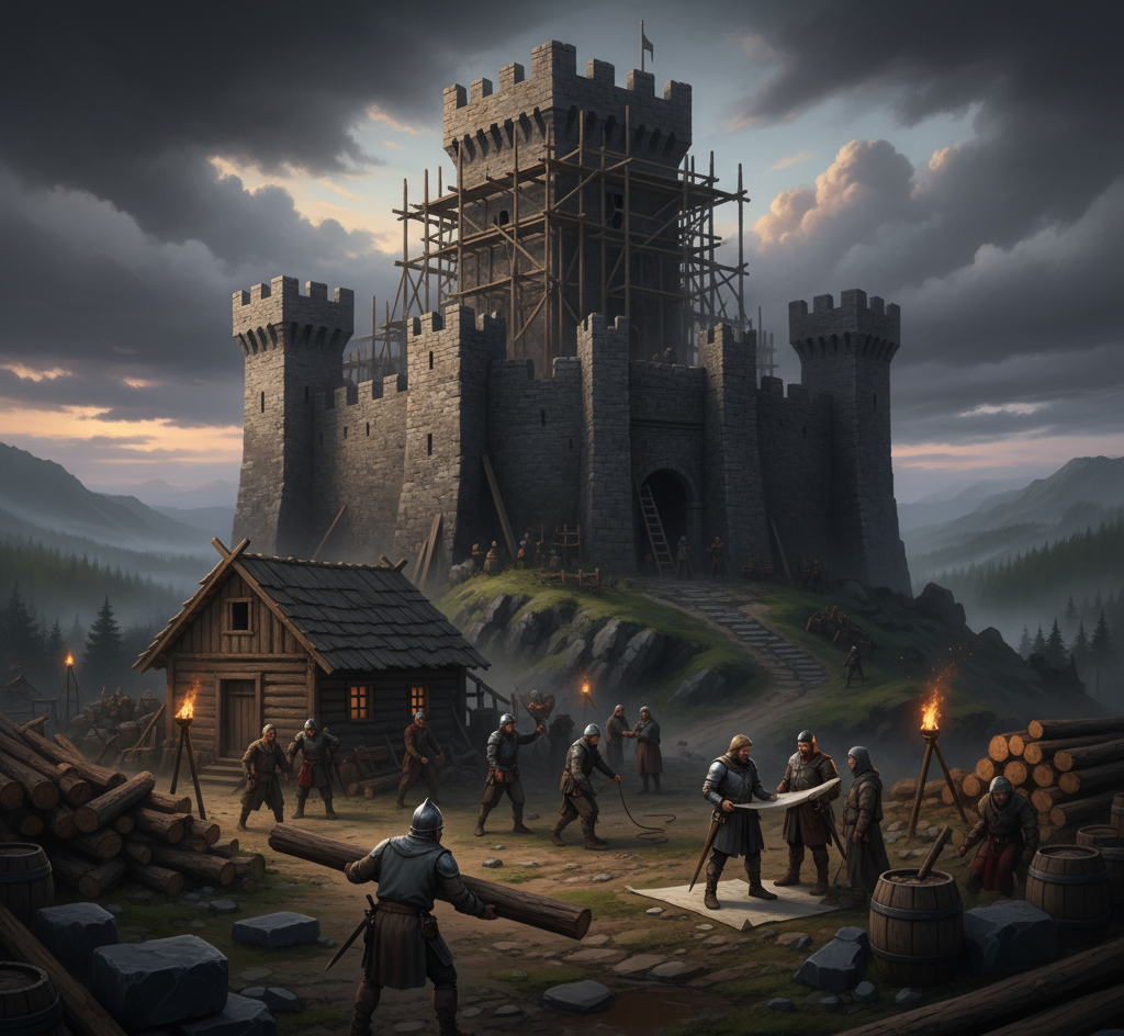 בניית בית ומבצרים